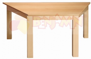Stůl lichoběžník 120x60/58 deska barva 0, J, G, B