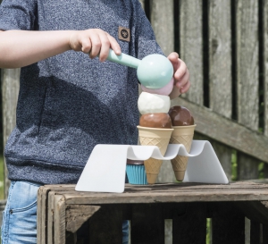 Cup cakes a zmrzliny na písek