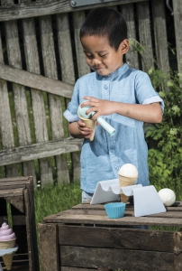 Cup cakes a zmrzliny na písek