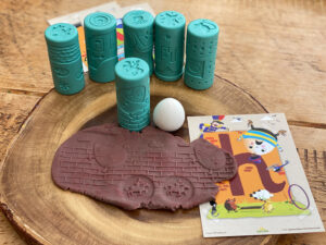 Obtiskovací válečky - dětské příběhy