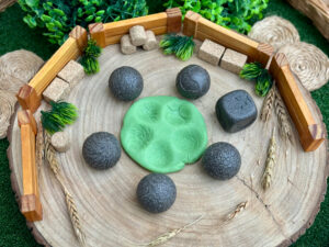 Tvořivé obtiskovací koule - hospodářská zvířata