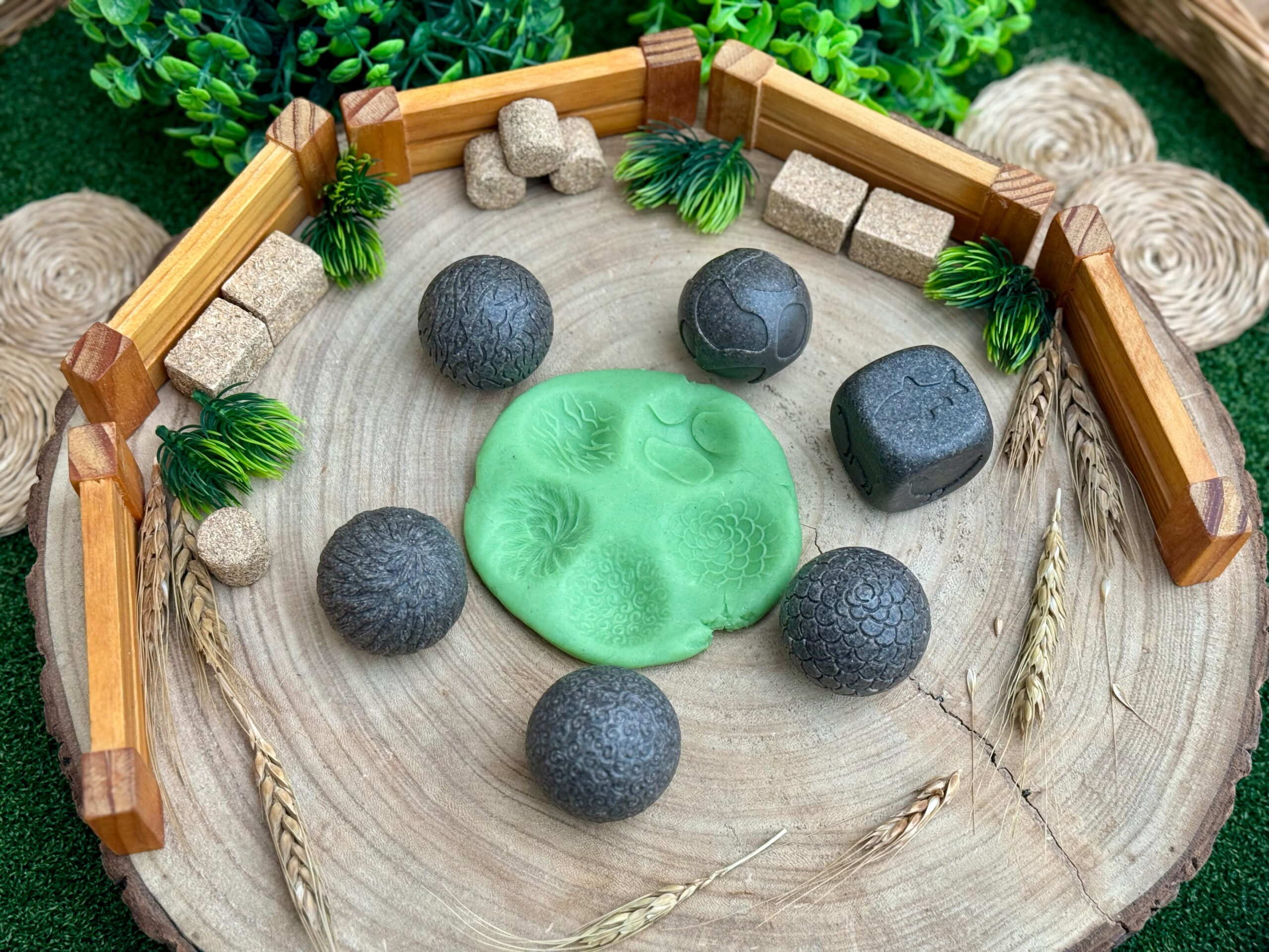 Tvořivé obtiskovací koule - hospodářská zvířata