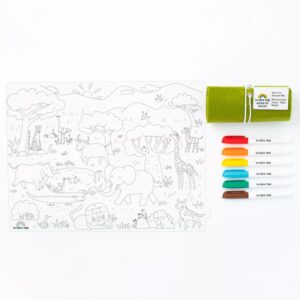 Opakovaně použitelné skládací omalovánky - SAFARI