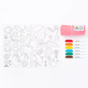 Opakovaně použitelné skládací omalovánky - ROČNÍ OBDOBÍ