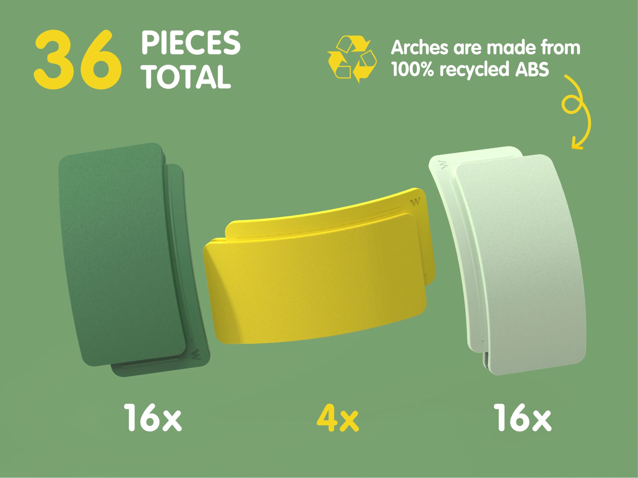 Arches - plastová oblouková stavebnice - střední - Obrázek 2