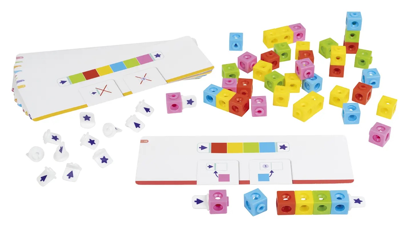 Sada číselných os se stupnicí