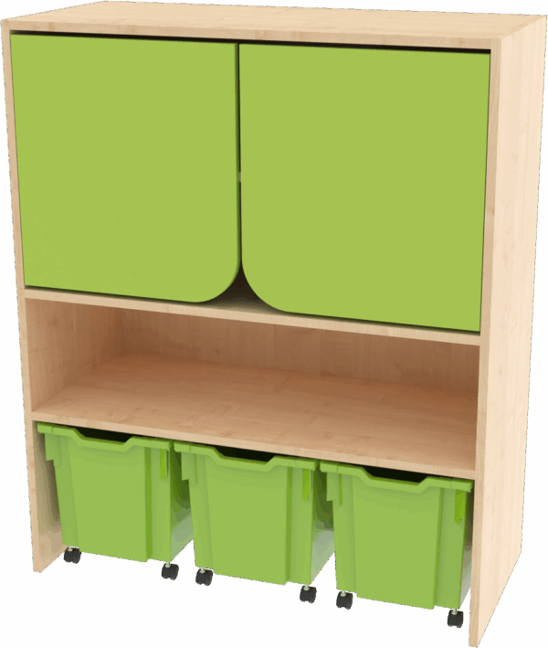 ŠAPITÓ Skříň 2 dveřová dole na boxy na kolečkách - Image 2