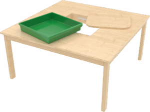 Herní stůl s kastlíkem 100 x100cm