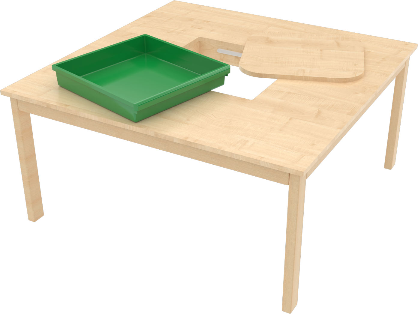 Herní stůl s kastlíkem 100 x 100cm