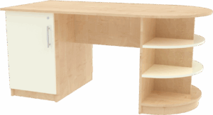 Kancelářský stůl pro dvě učitelky