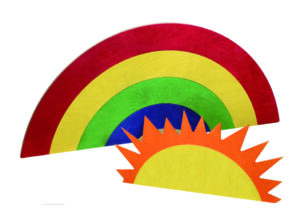 Dekorace DUHA - za skříňku 1000mm