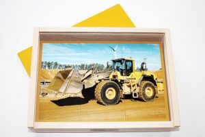 Puzzle stavební stroje