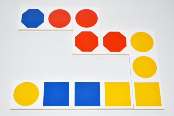 Domino barevné tvary - Obrázek 3