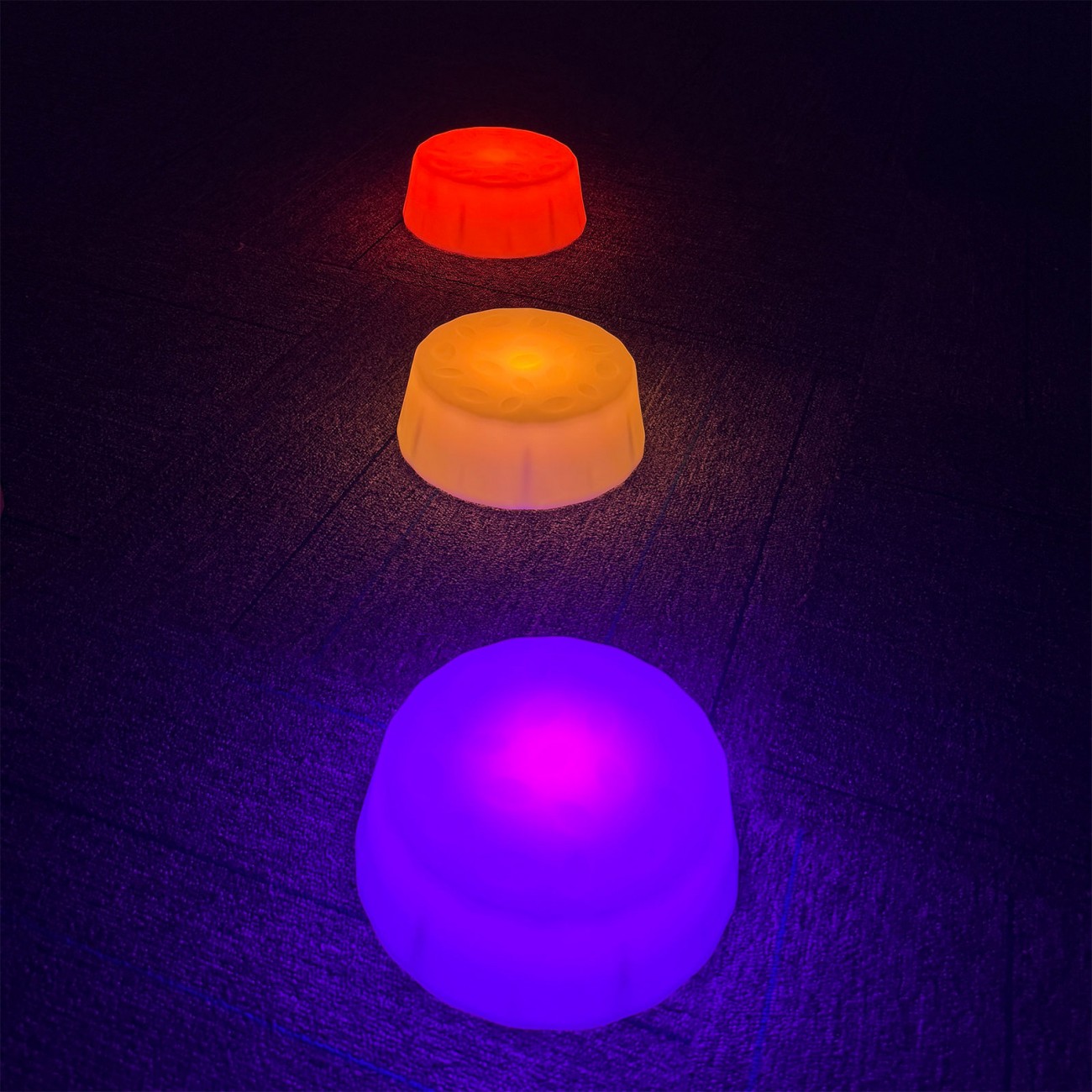 Kulaté LED nášlapy - sada 3 ks - Obrázek 10