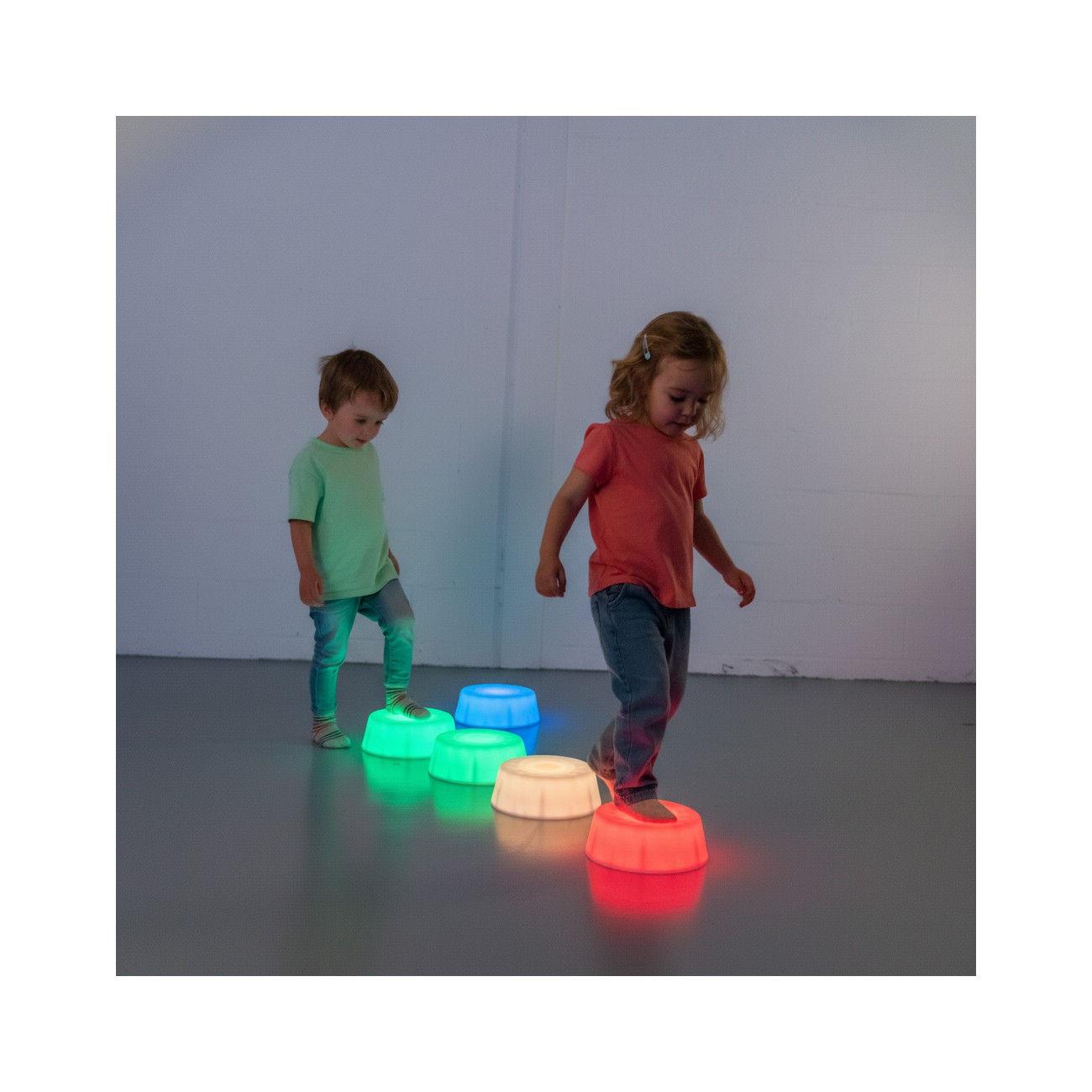 Kulaté LED nášlapy - sada 3 ks - Obrázek 2