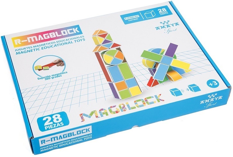 Magnetické kostky - tvary