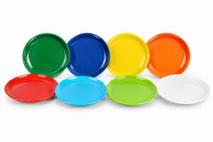 Set nerozbitných plastových talířů průměr 24 cm - 6 ks