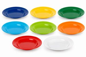 Set nerozbitných hlubokých plastových talířů průměr 24 cm - 6 ks