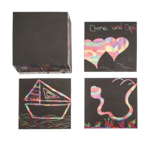 Vyškrabovací obrázky - obdélníky