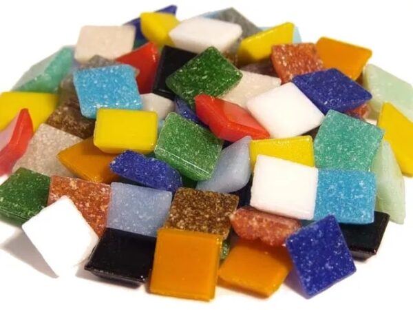 Skleněná mozaika - multicolor, 20 x 20 mm, cca 350 ks - Obrázek 2