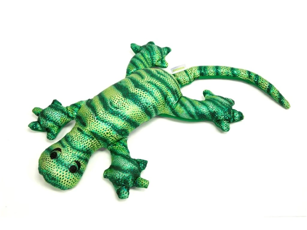 Zátěžový plyšák ještěrka zelená - 2 kg