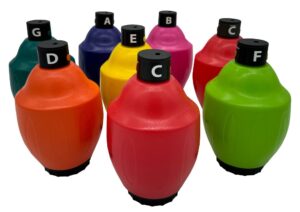 Zvukové měchy JUMBO - diatonická sada - C''–C''' (vysoké C) - 8 ks