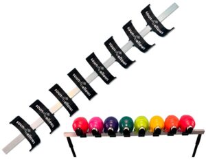 KOVOVÁ lišta pro uhycení 8 ks - Zvukových měchů JUMBO - bez stojanu