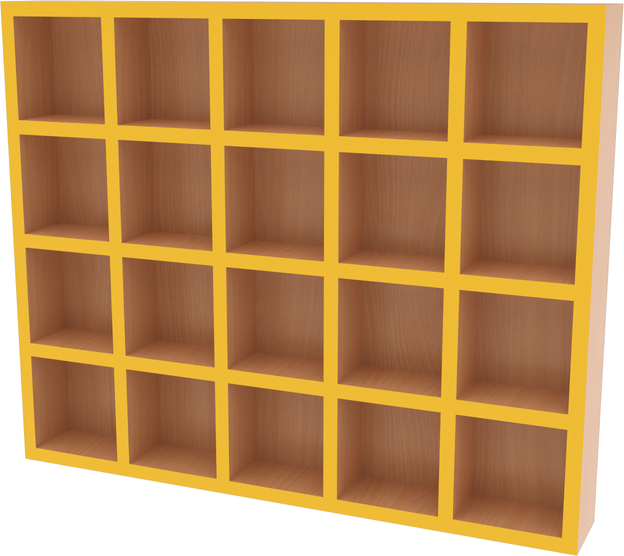 Polička na pitný režim pro 20 hrníčků