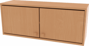 Horní skříňka s dvířky, přírodní buk