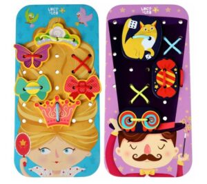 Zábavné provlékání Princezna & Kouzelník