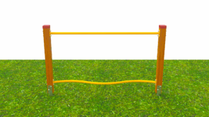 Balanční dráha balanční vlna dřevěná