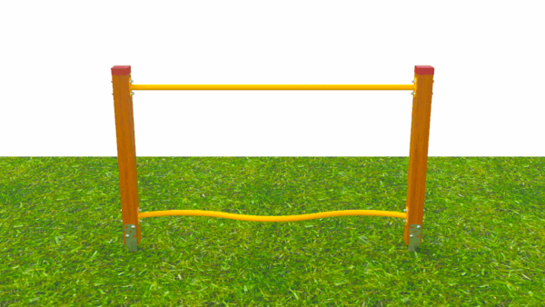 Balanční dráha balanční vlna dřevěná