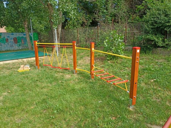 Balanční dráha prolézací žebřík dřevěná - Obrázek 4