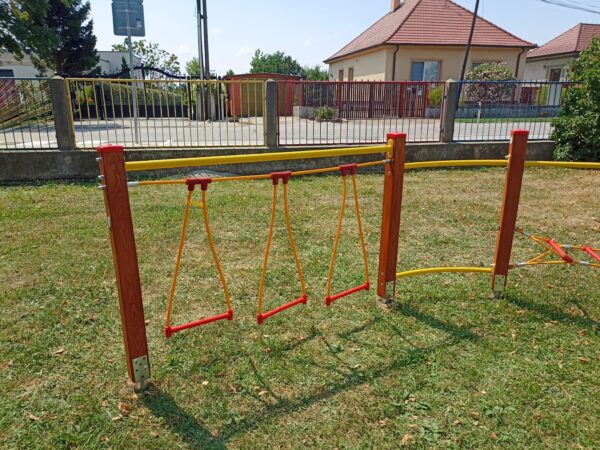 Balanční dráha prolézací žebřík dřevěná - Obrázek 5