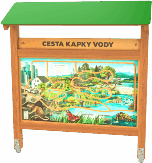 Naučná tabule - CESTA VODY