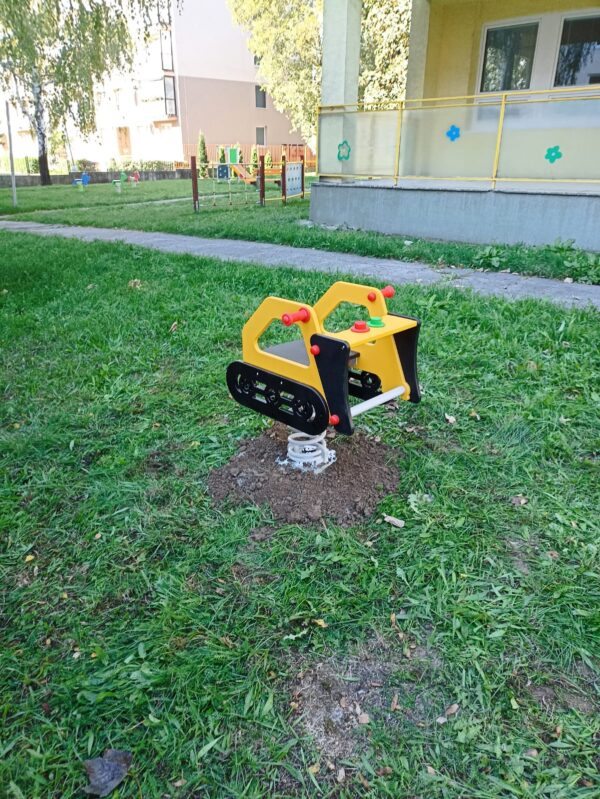 Pružinová houpačka BULDOZER - Obrázek 4