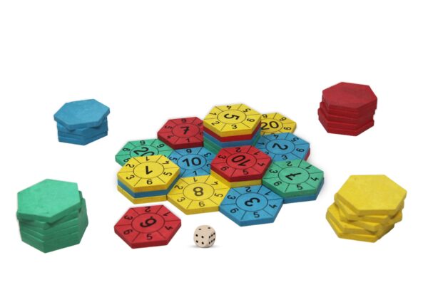 Matematická hra - číselný hexagon