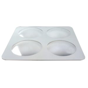 Velké konvexní zrcadlo 50 x 50 cm – 4 kopule